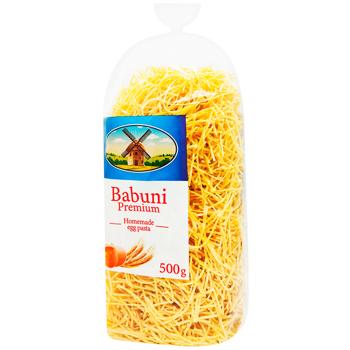 Макаронные изделия Babuni Premium вермишель яичная 500г - купить, цены на Восторг - фото 2