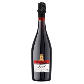 Chiarli Lambrusco Rosso Red Semi Sweet Sparkling Wine 7.5% 0.75l - buy, prices for ULTRAMARKET - photo 1