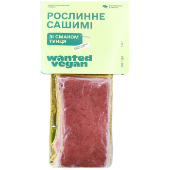 Wanted Vegan Plant-Based Sashimi with Tuna Flavor 100g - buy, prices for WINETIME - photo 1