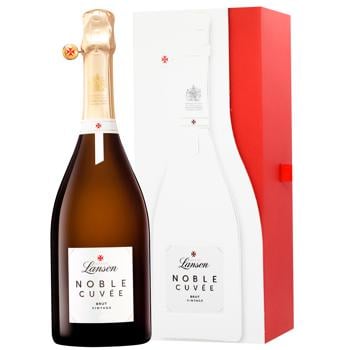 Шампанське Lanson Noble Cuvee Vintage біле брют 12,5% 0,75л - купити, ціни на WINETIME - фото 1