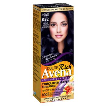 Avena Rich Blue-Black Hair Dye 052 - buy, prices for MegaMarket - photo 1