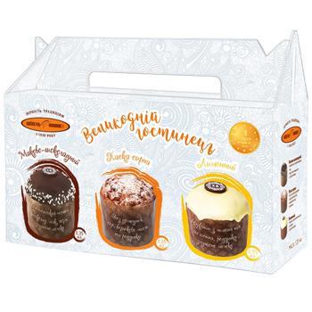 Kyivkhlib Easter Treat Set of Cupcakes 1.25kg - buy, prices for Auchan - photo 1