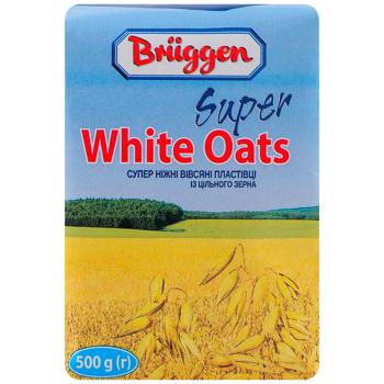 Пластівці вівсяні Bruggen Супер ніжні із цільного зерна 500г