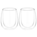 Чашка Ardesto AR2635BW подвійне скло 350мл 2шт