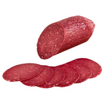 Колбаса Зоря Днепра Соборная сырокопченая высший сорт - купить, цены на Чудо Маркет - фото 1