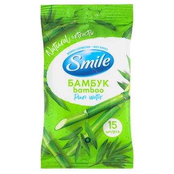 Smile Bamboo and Edelweiss Wet Wipes 15pcs