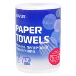 Рушники паперові Novus трьохшарові
