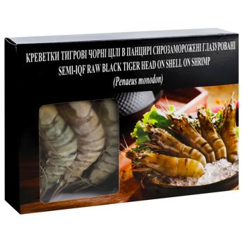 Креветки тигровая Apex Foods целая свежемороженая 13/15 1кг - купить, цены на - фото 3