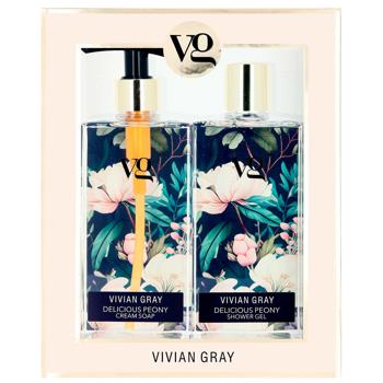 Vivian Gray Sensational Delicious Peony Shower Gel and Hand Cream Soap Set 2pcs 350ml - buy, prices for ULTRAMARKET - photo 2