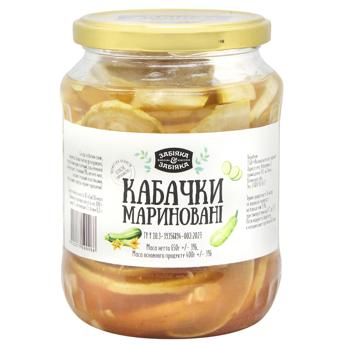 Кабачки Забіяка&Забіяка маринованные 650г - купить, цены на NOVUS - фото 1