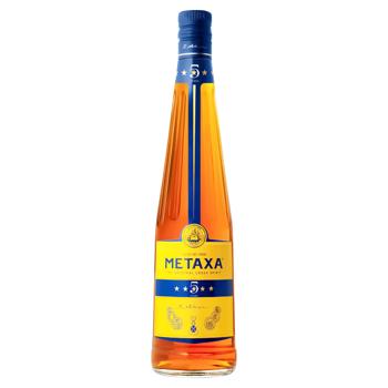 Metaxa 5 Years Brandy 38% 1l - buy, prices for COSMOS - photo 1