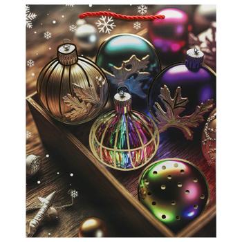 Angel Gifts New Year's Paper Bag 26*32*10cm - buy, prices for MegaMarket - photo 3