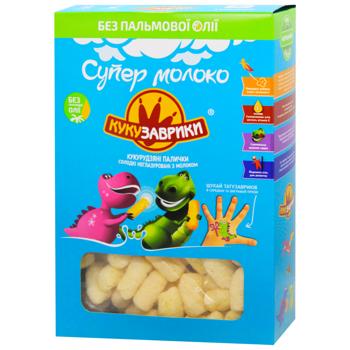 Kukuzavryky Unglazed Corn Sticks with Milk with Gift 100g - buy, prices for MegaMarket - photo 1
