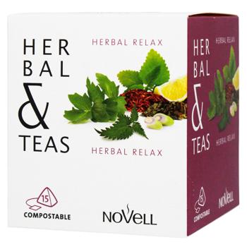 Чай Novell Herbal & Teas Травяной релакс 15шт - купить, цены на КОСМОС - фото 1