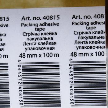 Лента Economix клейкая упаковочная прозрачная 48мм х 100м - купить, цены на - фото 2