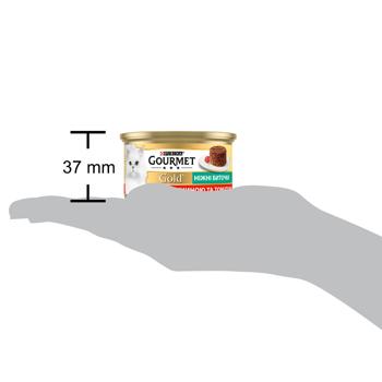 Gourmet Gold Tender Chunks Wet Food with Beef and Tomatoes for Cats 85g - buy, prices for COSMOS - photo 4