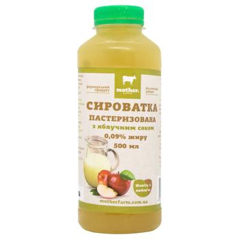 Сыворотка Mother с яблочным соком 0,09% 0,5л - купить, цены на NOVUS - фото 1