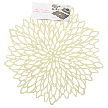 Holiday Napkin for Serving Chrysanthemum Decor 38*38cm 35221-38 - buy, prices for Tavria V - photo 1
