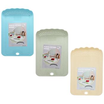 Plastic Сutting Board with Drain 32*21cm 237-34235