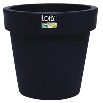 Prosperplast Lofly Flower Pot 20cm Anthracite