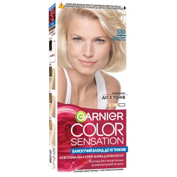 Garnier Color Sensation 110 Cristal Beige Blonde Hair Color - buy, prices for Supermarket "Kharkiv" - photo 1