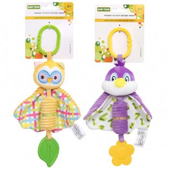 Baby Team Birds Pendant-toy with Teether 4+ in assortment - buy, prices for Auchan - photo 1