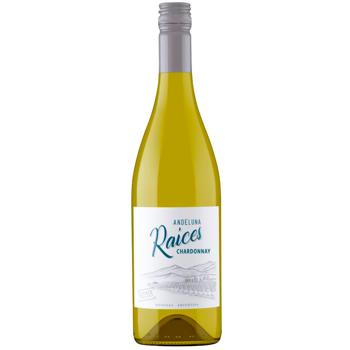 Andeluna Raices Chardonnay White Dry Wine 13.5% 0.75l - buy, prices for WINETIME - photo 1