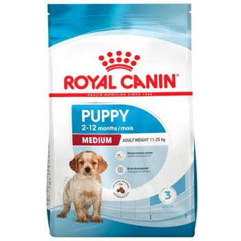 Royal Canin Medium Puppy сухий корм для цуценят 12 кг - купити, ціни на MasterZoo - фото 1