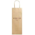 Winetime Brown Kraft Bag with Paper Handle 150x80x400mm