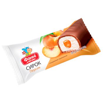 Сырок Фанни персик глазированный 15% 36г