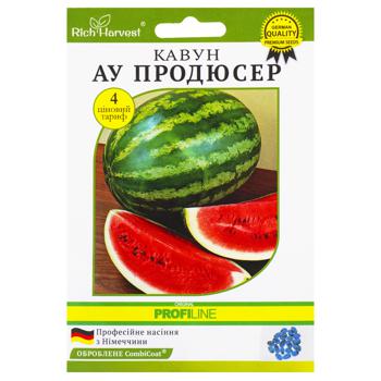 Семена Rich Harvest Арбуз ранний Ау Продюсер 30шт - купить, цены на КОСМОС - фото 1