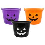Bucket Pumpkin Decor 16.5*22cm in Assortment