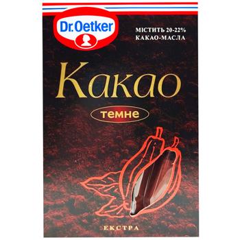 Какао-порошок Dr.Oetker темний 100г - купити, ціни на Біотус - фото 2