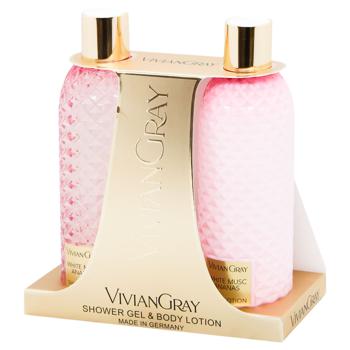 Vivian Gray White Musc&Ananas Shower Gel and Body Lotion Set 2*300ml - buy, prices for ULTRAMARKET - photo 1