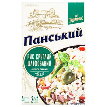 Rice Khutorok Pansky 400g round-grain - buy, prices for Vostorg - photo 2