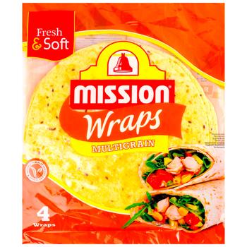 Mission Foods Wraps Tortilla Multi-grain 4pcs. 245g