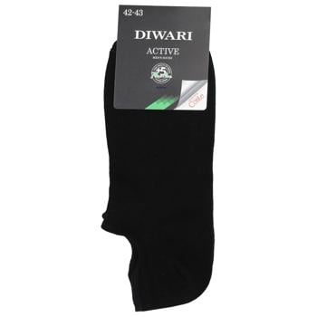 Diwari Active Ultrashort Men's Socks s.27 000 black 17C-144SP - buy, prices for Vostorg - photo 1