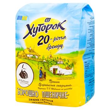 Khutorok Top Grade Wheat Flour 5kg - buy, prices for EKO Market - photo 3