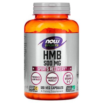 Гидроксиметилбутират Now Foods Sports ГМБ 500мг 120 капсул - купить, цены на Biotus - фото 1