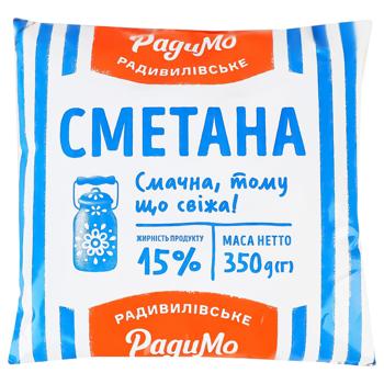 Radymo Sour Cream 15% 350g