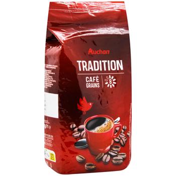 Auchan Traditional Coffee Beans 1kg - buy, prices for Auchan - photo 2