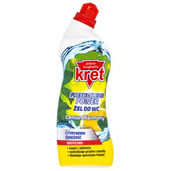 Средство чистящее Kret Lemon Harmony для унитаза 750г - купить, цены на КОСМОС - фото 1