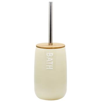 Ardesto Prestigio Beige Toilet Brush with Stand 12.2*35.2cm - buy, prices for Za Raz - photo 2