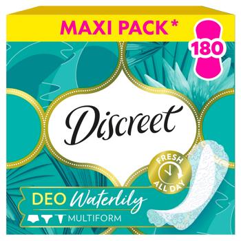 Discreet Deo Waterlily Daily Pads 180pcs - buy, prices for Auchan - photo 1