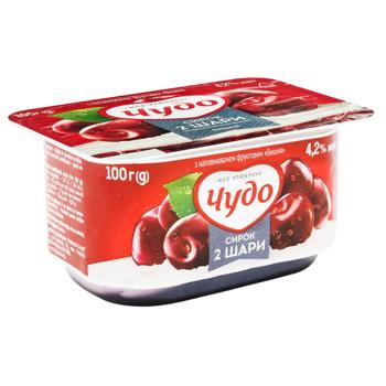 Chudo Cherry Whipped Curd Dessert  4.2% 100g - buy, prices for - photo 2