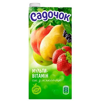 Sadochok Multivitamin Juice with Pulp 0.95l - buy, prices for Supermarket "Kharkiv" - photo 4