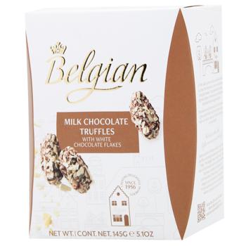 The Belgian Truffles with White Chocolate Flakes 145g