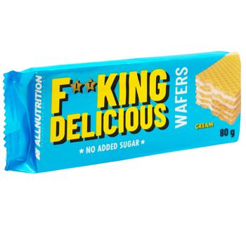 Вафлі Fitking Delicious 80 г з кремом б/цукруИ771 (Польща) - купить, цены на КОСМОС - фото 3