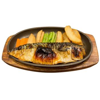 Mackerel on Potatoes