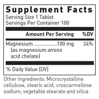 Хелатний магній, Chelated Magnesium, Douglas Laboratories, 100 таблеток - купить, цены на - фото 3